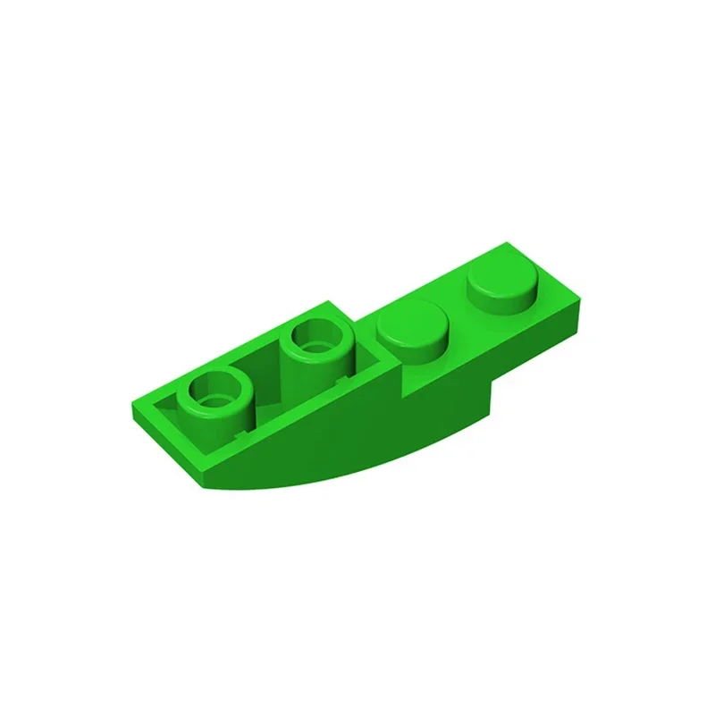 Gobricks 1 Uds. MOC pendiente curvada 4x1 ladrillo invertido Compatible con modelo 13547 piezas de bloques de construcción juguetes de montaje para niños