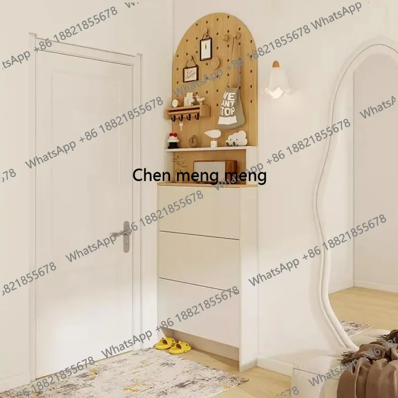 DD  Wall Entryway Shoe Rack Wood Dust Proof Cabinet Modern Shoe Rack Organizer Storage Hallway Muebles Para El Hogar Home