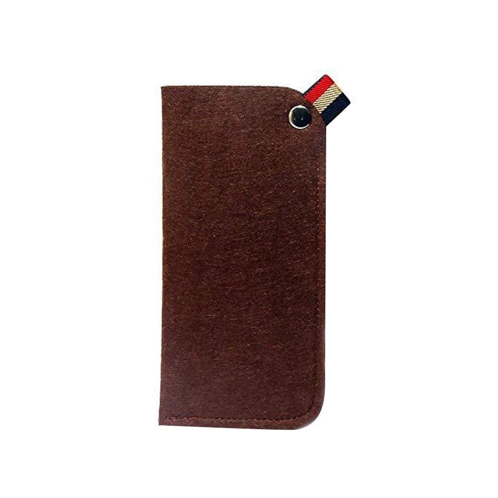 

Felt Hanging Glasses Sunglasses Bag Thickened Creative Felt Pen Bag Portable Multifunctional Eyewear Protector Men Women