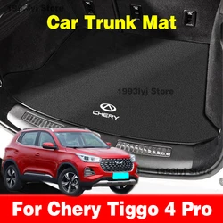 Flannel Car Mats For Chery Tiggo 4 Pro Trunk Mat Mat Accessories All Weather Dustproof Protection Pad
