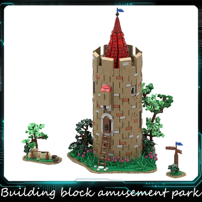 

2511 PCS MOC Mountain Ancient Guard Watchtower Outpost Model Building Block Brick DIY Creative Assembly Educational Toy Kid Gift
