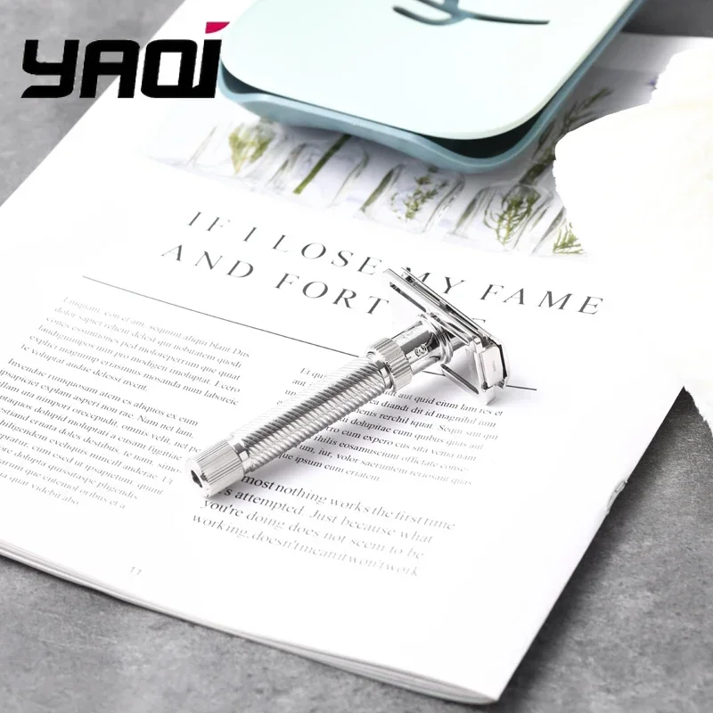 2026 Flash Sale！YAQI Ultima Slope Stainless Steel Adjustable Slant Head Mens Safety Razor