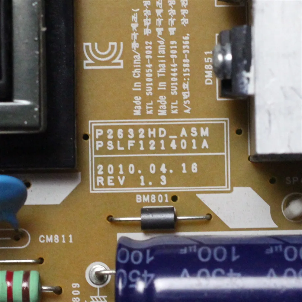 BN44-00338A PSLF121401 P2632HD-ASM PSLF121401A مجلس امدادات الطاقة LA32C360E1 مجلس الطاقة P2632HD-ASM PSLF121401A بطاقة الطاقة
