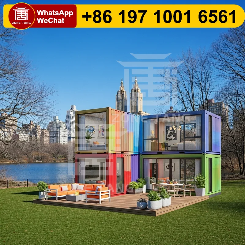 

Multi Purpose Flat Pack House High Quality Rural Cabin Eco-Friendly Energy Efficient Container House Pre Built Homes DIY Safe