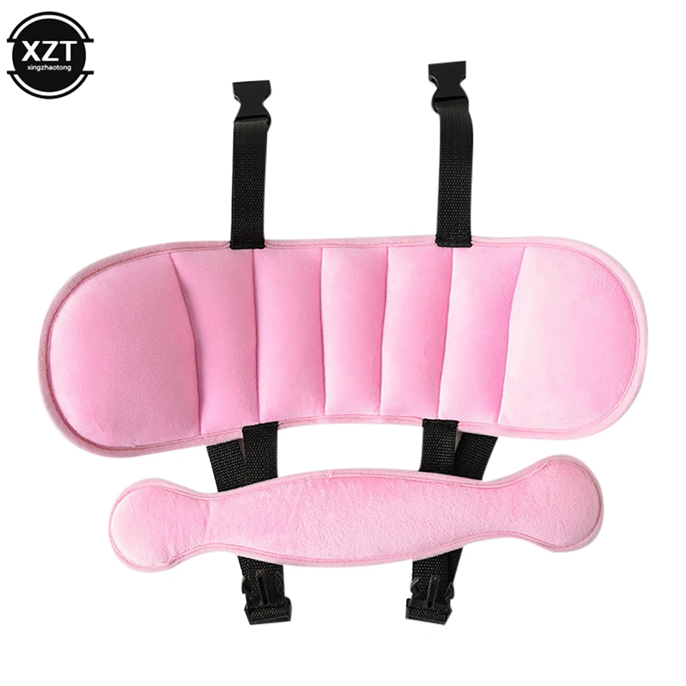 Safety Car Stroller Seat Head Support Sleep Pillows Kids Boys Girls Neck Travel Soft Positioners Pillow Baby Head Fixation Belt