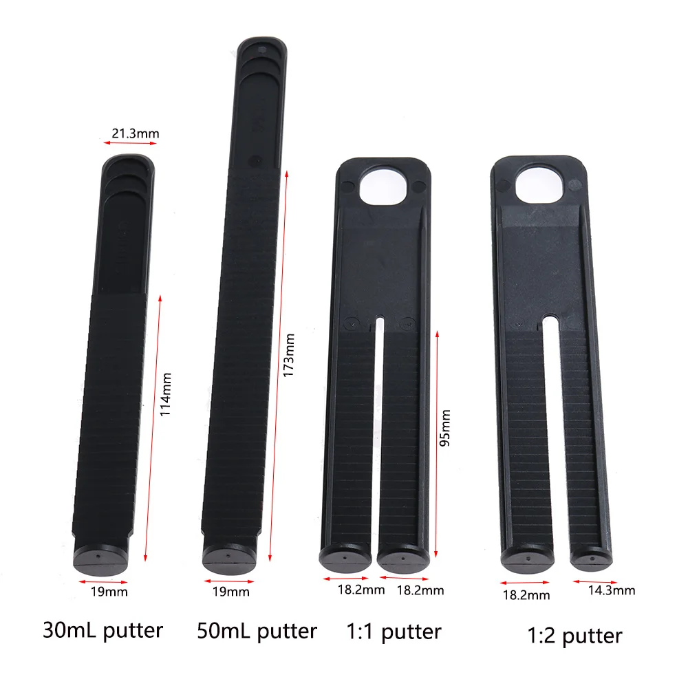 30ml 50ml 1:1 2:1 Manual Glue Gun Push Rod Putter