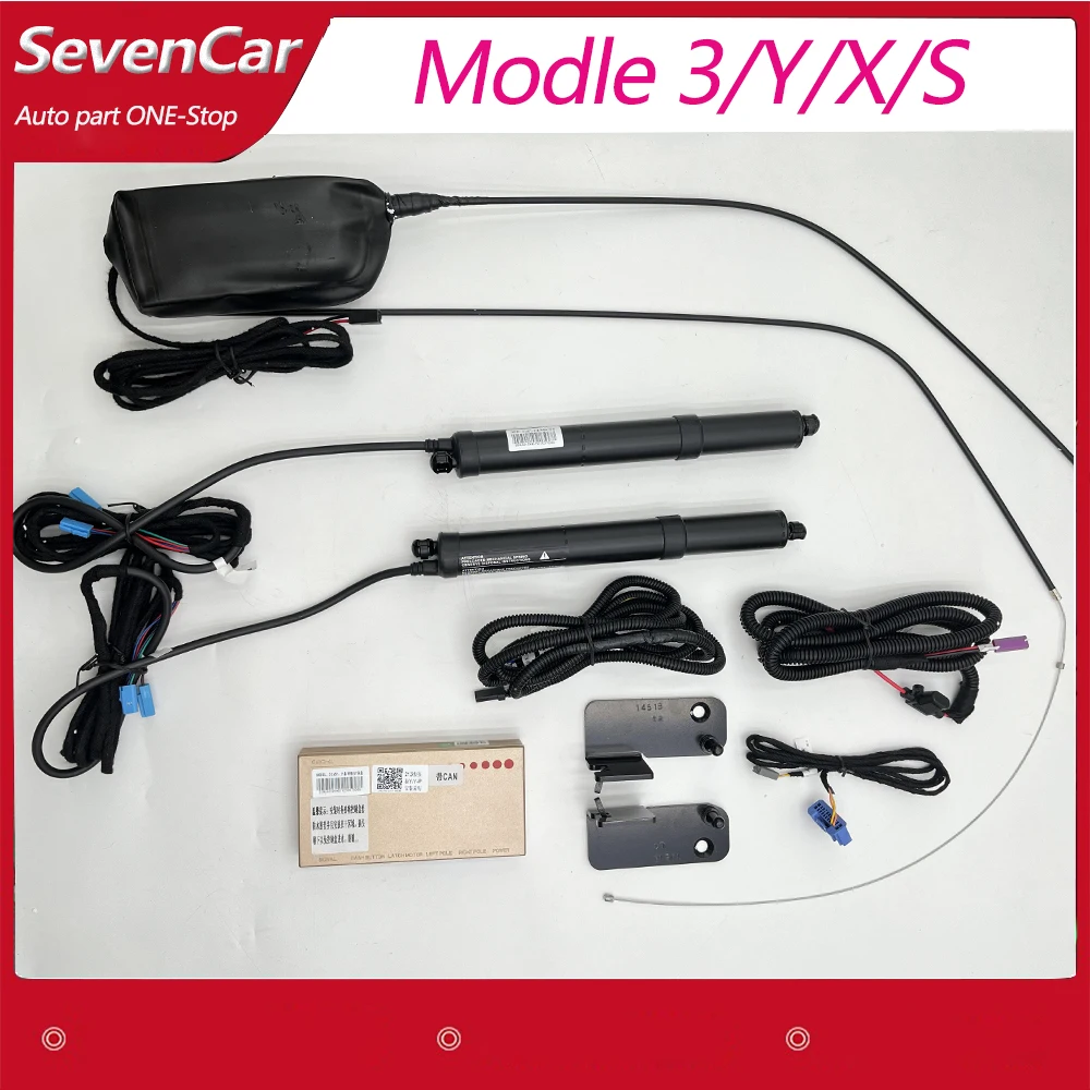 

For Tesla Model 3/Y/X/S Electric Front Liftgate Double Electric Pole Frunk Auto Power Key APP Control Height Speed Adjustable
