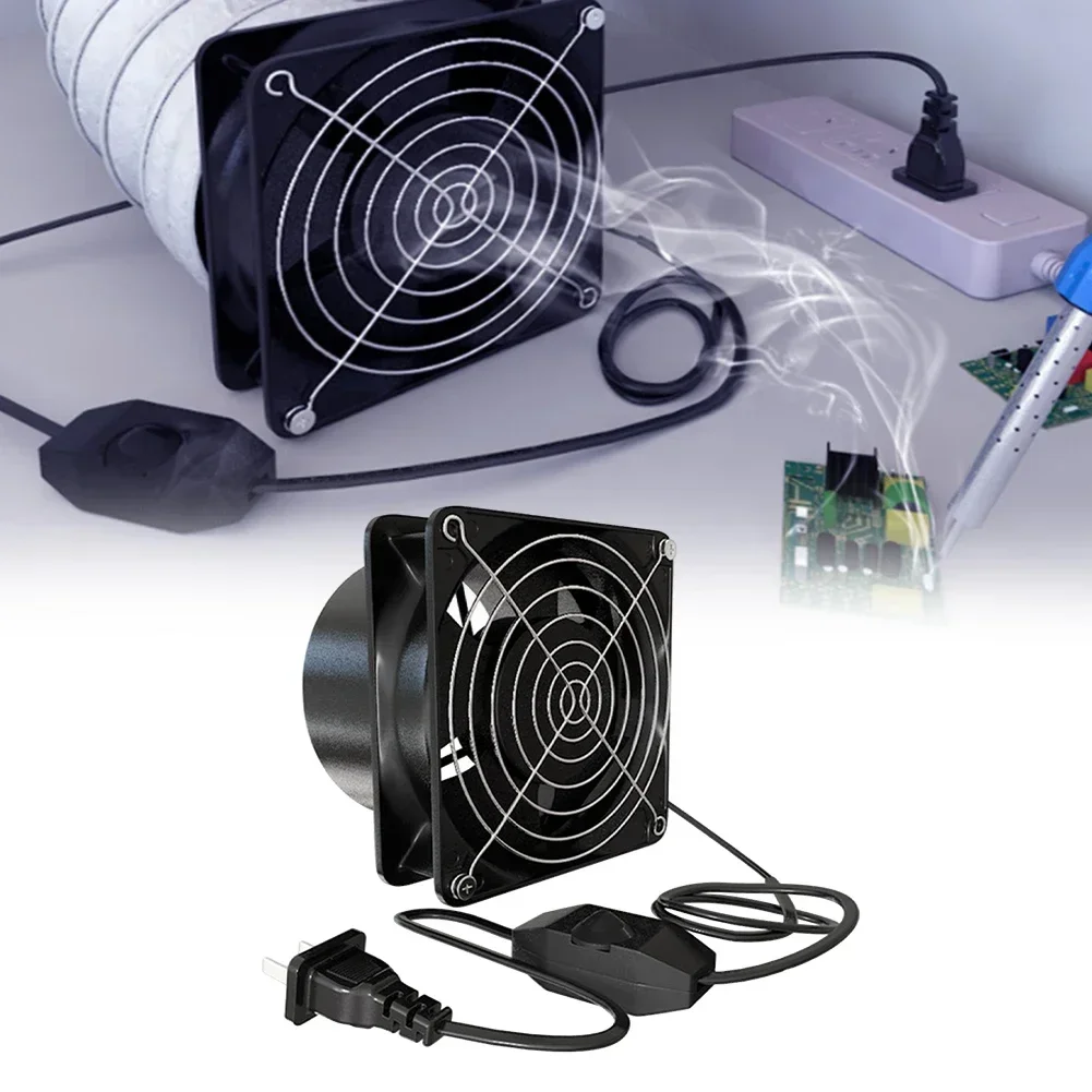 

Exhaust Fan 6100RPM 120mm Air Exhaust Smoke Extraction Fan Kit For DIY Welding Tools Welding Equipment