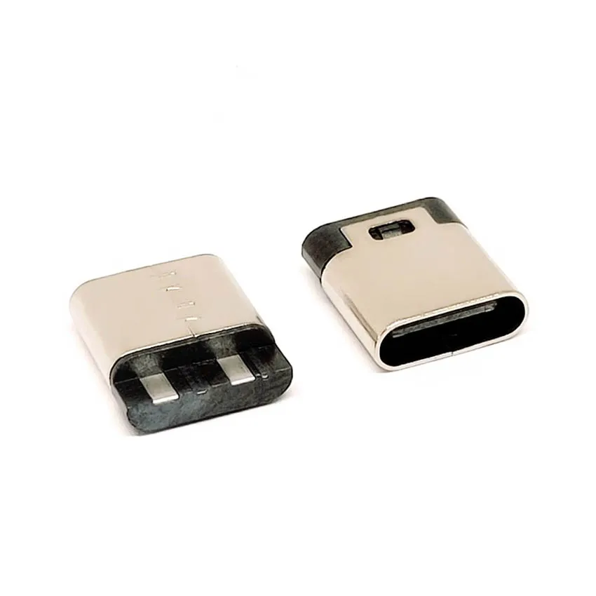 2-10PCS Type-C 3.1 Female Charging USB Female Connector 2P Simple Soldered Female Fast Charging High Current
