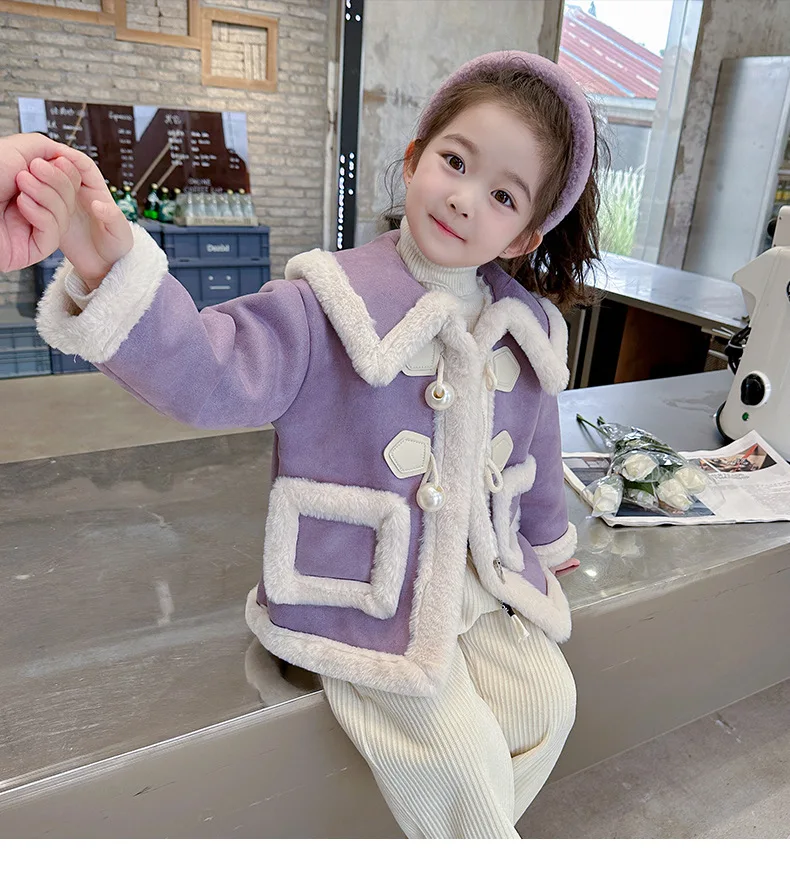 Winter Jackets Coats Girls Woolen Baby Girls Trench Coats Winter Kids Outerwear Windbreak Jackets Coats Wool Coat Overcoat