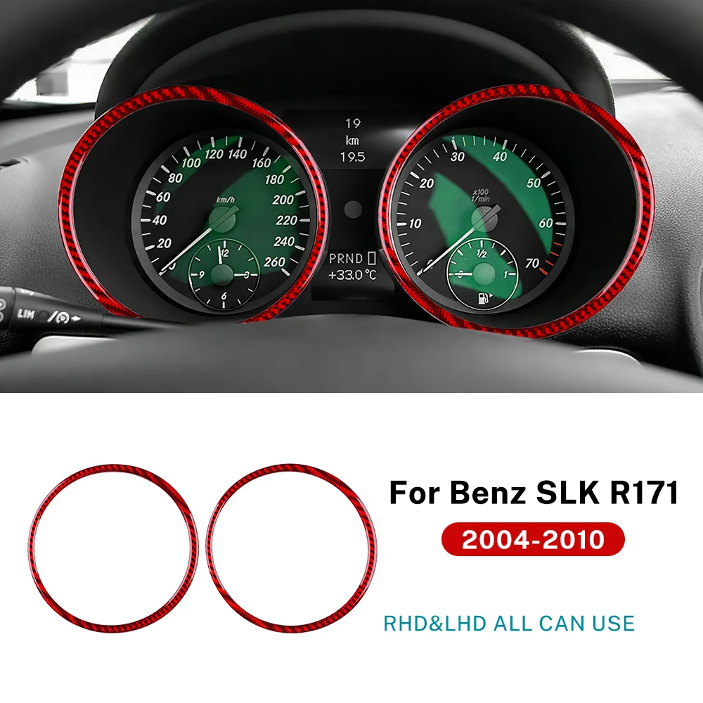 

For Mercedes Benz SLK R171 2004 2005 2006 2007 Real Soft Carbon Fiber Kit Available Sticker Trim Interior Accessories Cover