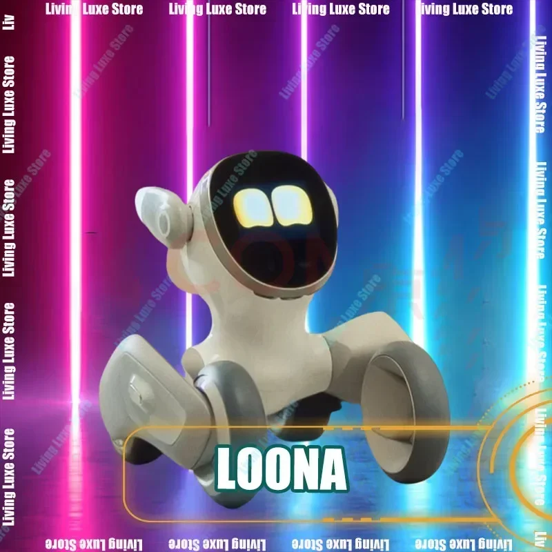 New LOONA Smart Robot Luna Accompany Voice Dog Intelligent Emopet Robots Monitor Electronic Toy Machine Compatible Game Kid Gift