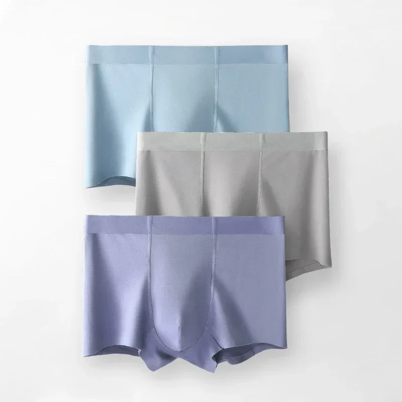 

5PCSMen's underwear, men's briefs, pure cotton men's shorts, sporty four-corner, comfortable and breathable, men's trendy bottom