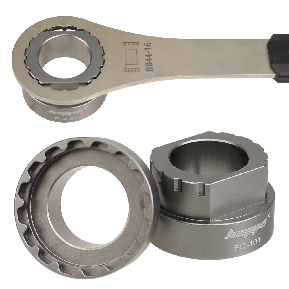 HEPPE Fahrrad-Kurbelgarnitur-Abzieher für Sperrring 44mm 16T, Werkzeug zum Entfernen des Sperrrings, Reparaturwerkzeug für Fahrrad-Tretlager und Centerlock-Sperrring – Detail 13