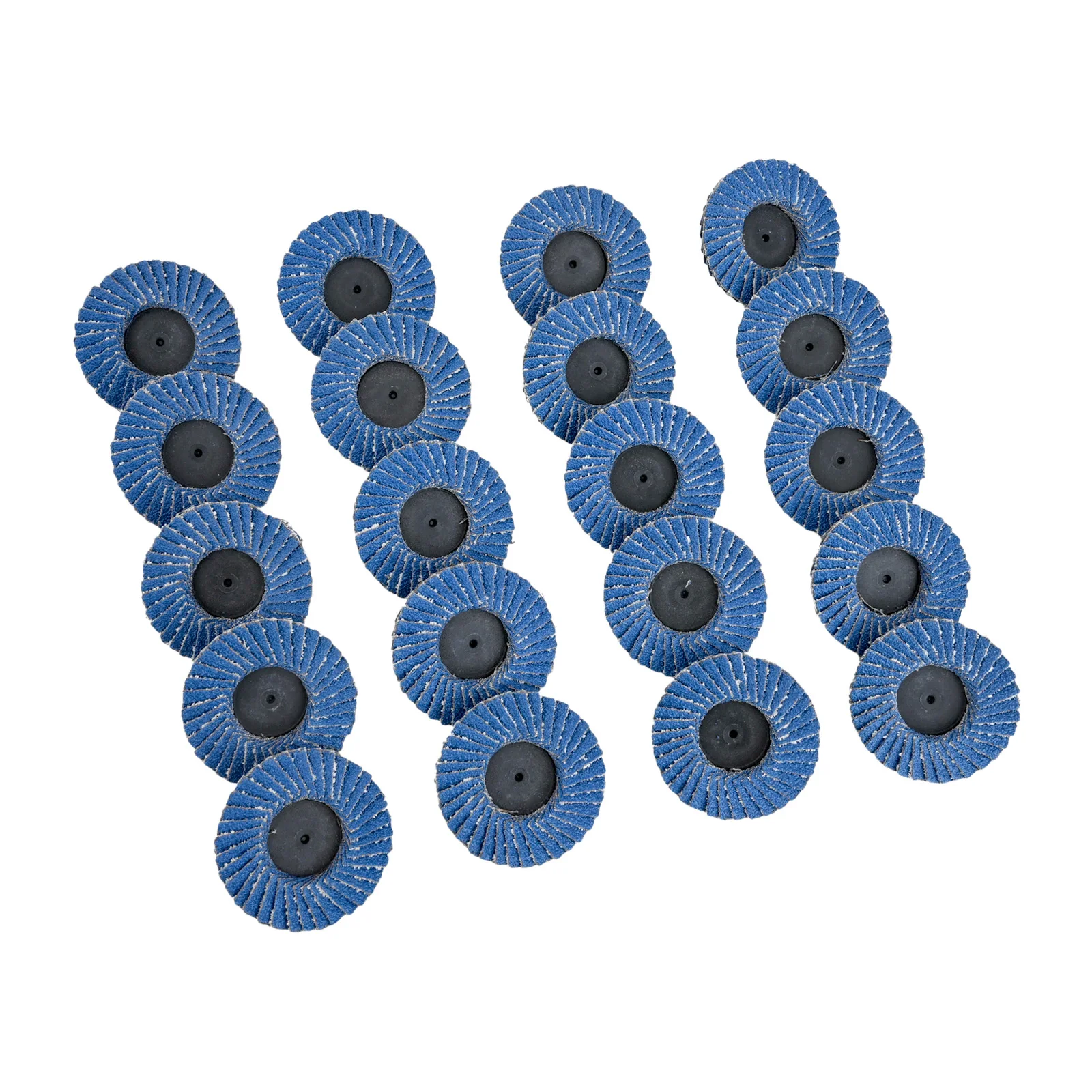 Brand New Flap Grinding Wheels Tools 50mm Blue Louver Blade Rotary for poly Grinding Zirconium Corundum 2 Inch