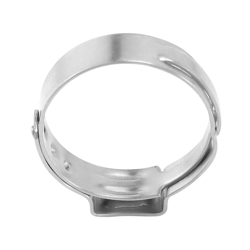 ABXF-Зажим для шланга с одним ухом из нержавеющей стали, 160 шт., 6-23,6 мм, набор обжимных зажимов для шланга, бесступенчатые кольца для ушей, обжимные кольца