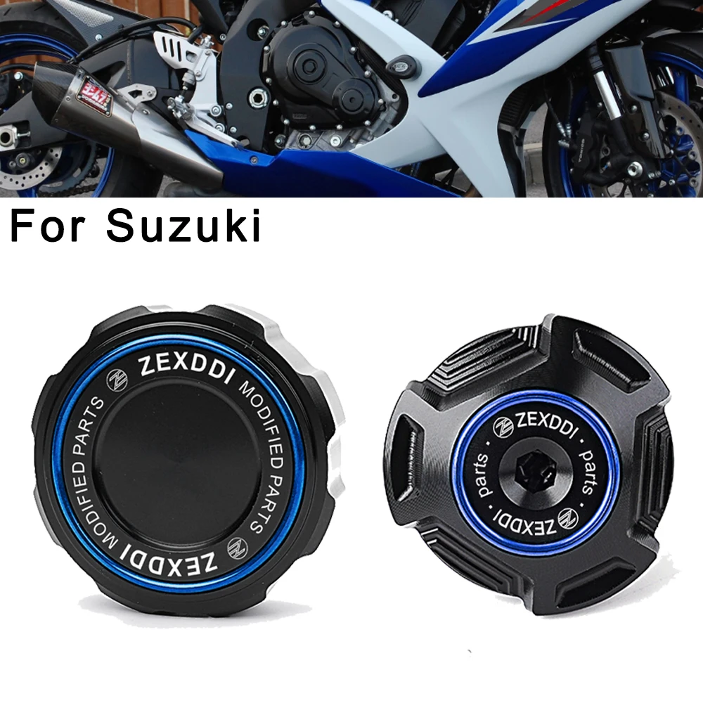 

For Suzuki GSXR 600 750 1000 1000 R/X GSX-R600 GSX R 750 CNC Motorcycle Front Brake Fluid Reservior Cover Engine Oil Filler Cap