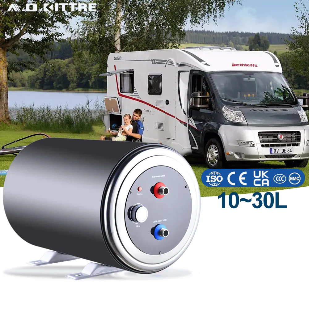 RV 200 واط الفولاذ المقاوم للصدأ 10l 15l 20l 30l قارب سيارة التخييم قافلة صغيرة تخزين الكهربائية الساخن 12 فولت تيار مستمر Rv سخان مياه #1