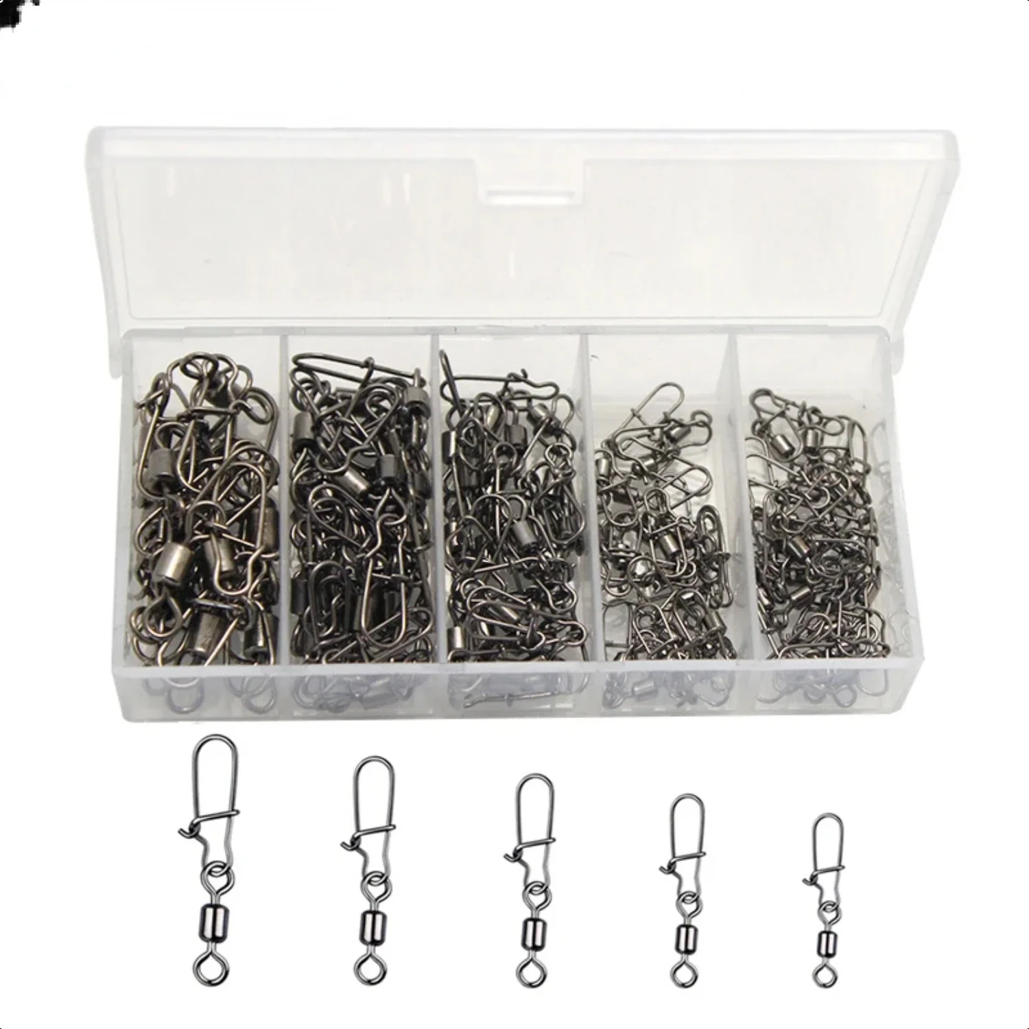 High-Quality, Durable, and Reliable Stainless Steel Fishing Connector Pin in Sizes 4# 6# 8# 10# 12# - Convenient 100pc/box - Bea