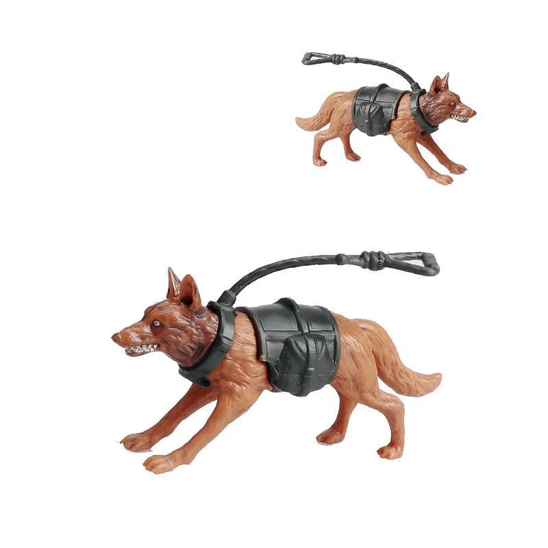 Figurki zwierząt Psy Wilczy pies Dalmatyńczyki Scena wojskowa Akcesoria Żołnierze Policja Pies Zabawka Samochód Dekoracje Prezenty