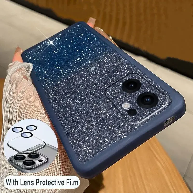 حافظة لهاتف OPPO Reno 13F 5G 13 Pro 13FS Stars Glitter Bling Sequins غطاء مقاوم للصدمات لهاتف OPPO Reno 13 FS 5G 13 FS pro