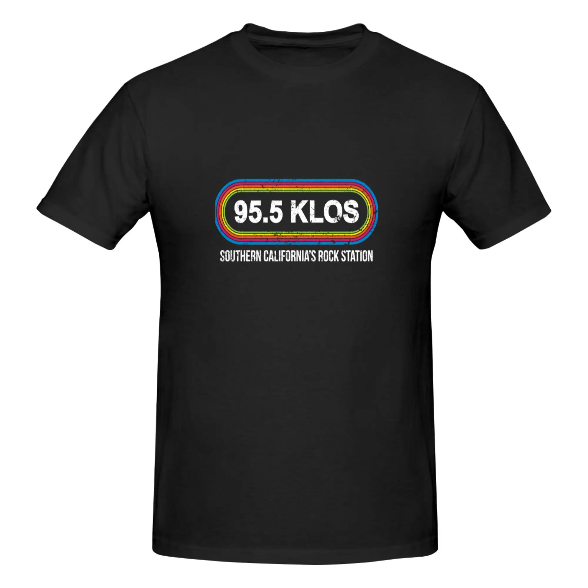 Camiseta divertida con estampado de Klos Retro Distressed 95 5 para fanáticos, camiseta unisex de gran tamaño