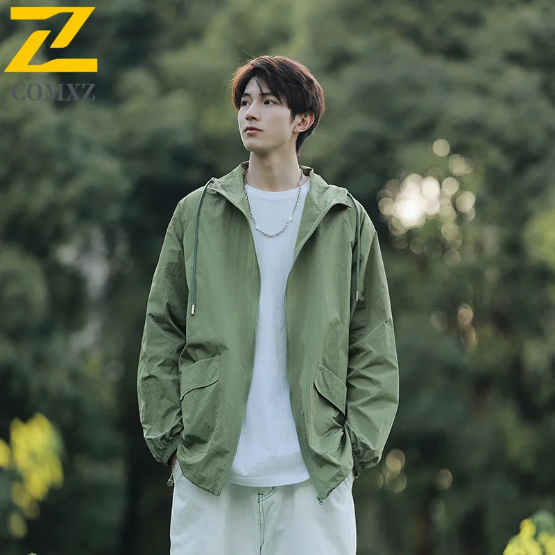 

Men's UV Protection Shirt Jacket Vintage American Style UPF50+ Breathable Loose Fit for Casual Outdoor Sport Sunscreen clothing