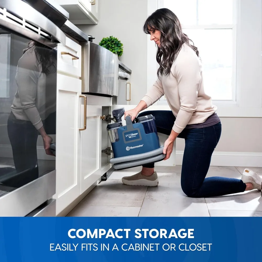 Portable Carpet & Upholstery Spot Cleaner Machine, 15Kpa Power Suction with Versatile Tools for Pets, Area Rugs and Couches