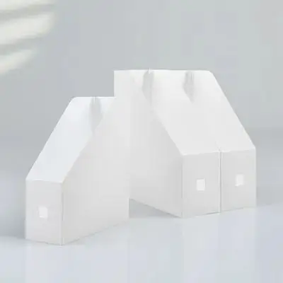 3Pcs File Organizer Plastic Desktop Document Rack Office Magazine Holder File Folder Storage Holder
