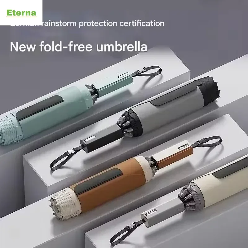 Fully Automatic Reverse Folding Umbrella Windproof Rainproof UV Protection Sun & Rain Durable for Men Women