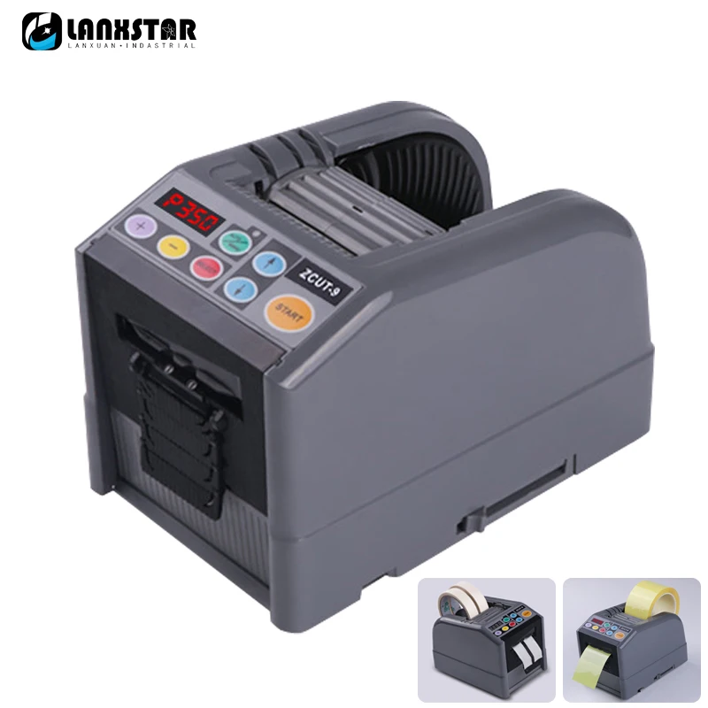 

Automatic tape Dispenser Ribbon Cutting Machine 110V/220V Intelligent 6-60mm Adhesive Tape Double Sided Cutter Packing Machine