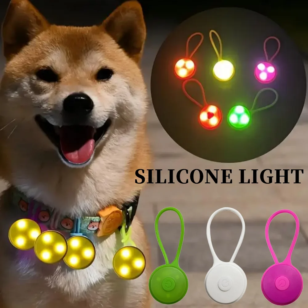 

Bicycle LED Light Outdoor Flash Backpacks LED Lights Safety Running Cycling Gear Mini Glowing Pendant Hanging Silicone Light