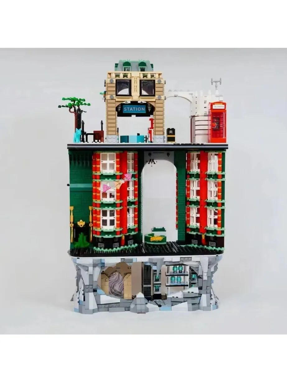 Neues 3491-teiliges MOC Ministry Baustein-Set, Sammelmodell, Spielzeug, Geschenk für Erwachsene, Dekoration, Weihnachtsgeschenk
