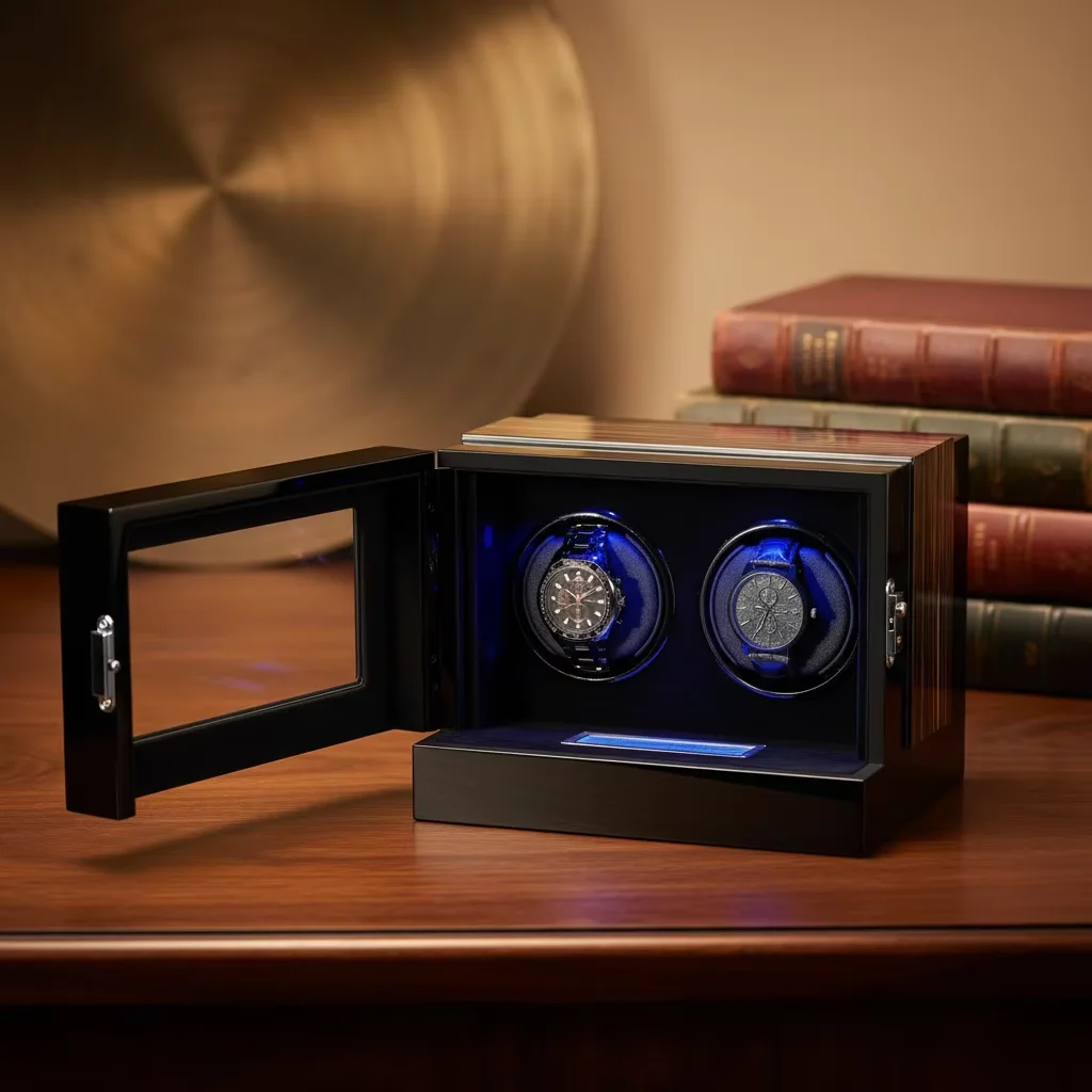 Estuche protector de lujo para - Luxury Watch Winder Box reseña y precio