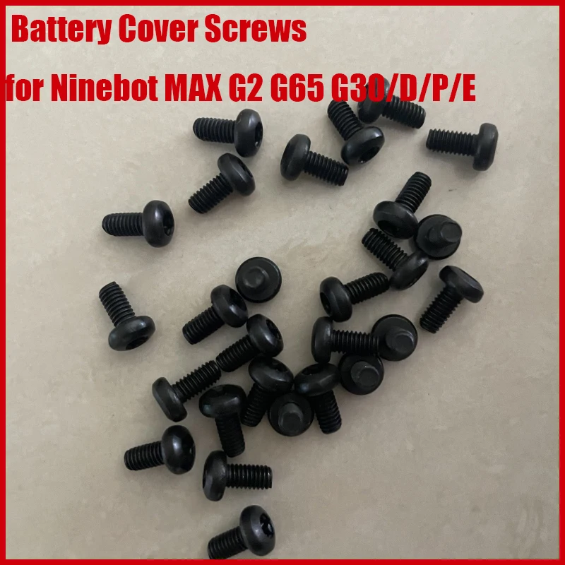 Schrauben für die untere Batterieabdeckung für Ninebot MAX G2 G65 G30/D/P/E Elektroroller, 10 Stück, Anti-Diebstahl-Torx-Schraubenteile aus Edelstahl – Detail 2