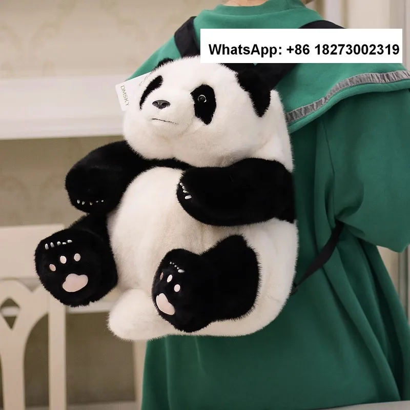 Simulated Panda Shoulder Bag Plush Toy Birthday Gift