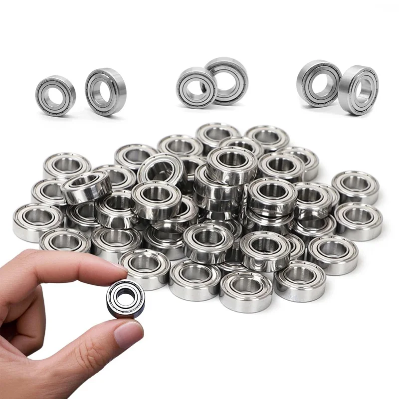 2pcs Ball Bearing 603 604zz 605zz 606zz~699zz Double Deep Groove Miniature Bearings for Skateboard Scooter 3D Printers Bearings