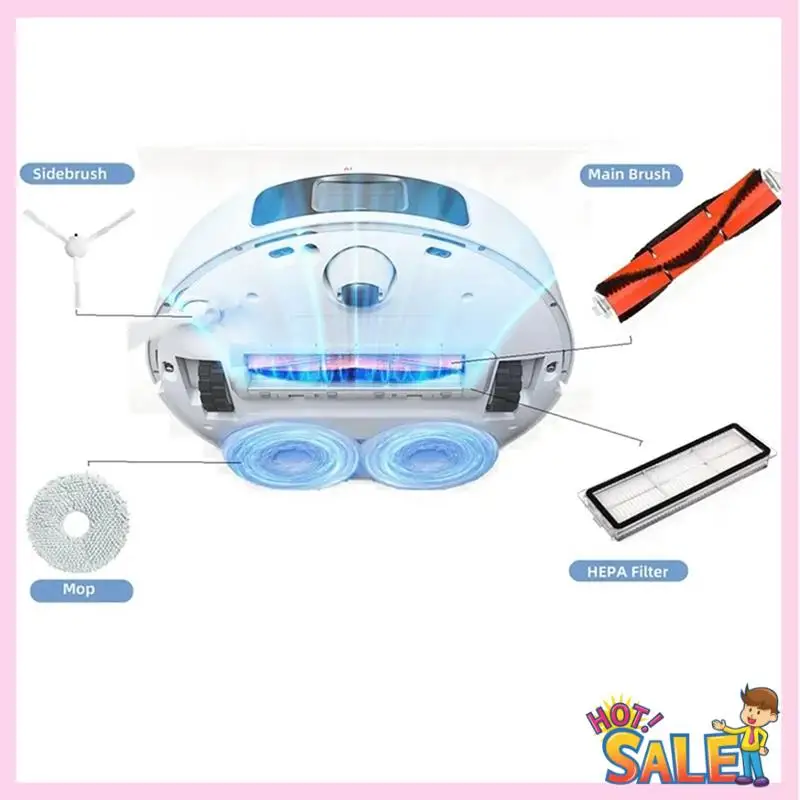 

A88X для робота-пылесоса Xiaomi X10 X20 +/X10 Plus X20 Plus, запасные части, аксессуары, основная боковая щетка, швабра, тканевый мешок для пыли, фильтр