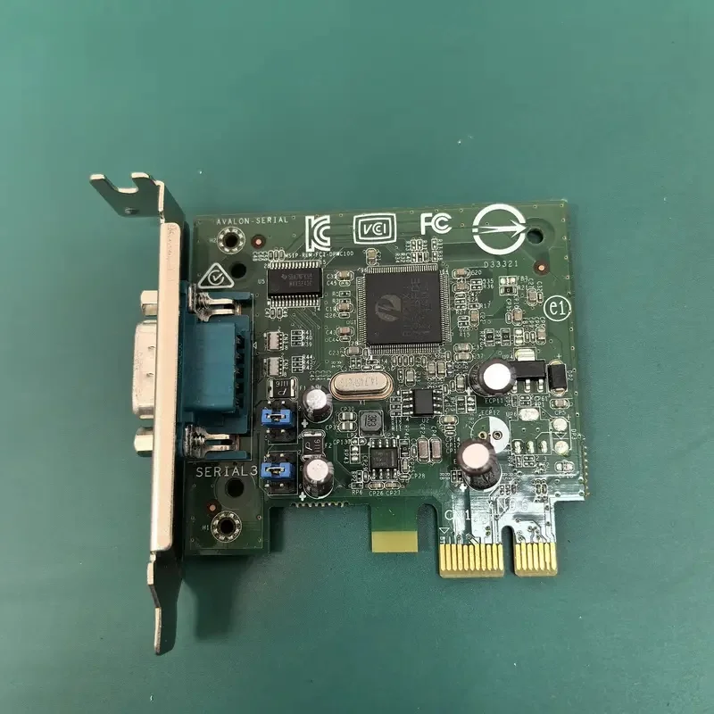 N+ New 41D3K 7PHFC PCIE 9Pin Serial Port Card For Dell Workstation Full Height & Half Height RS232 Adapter