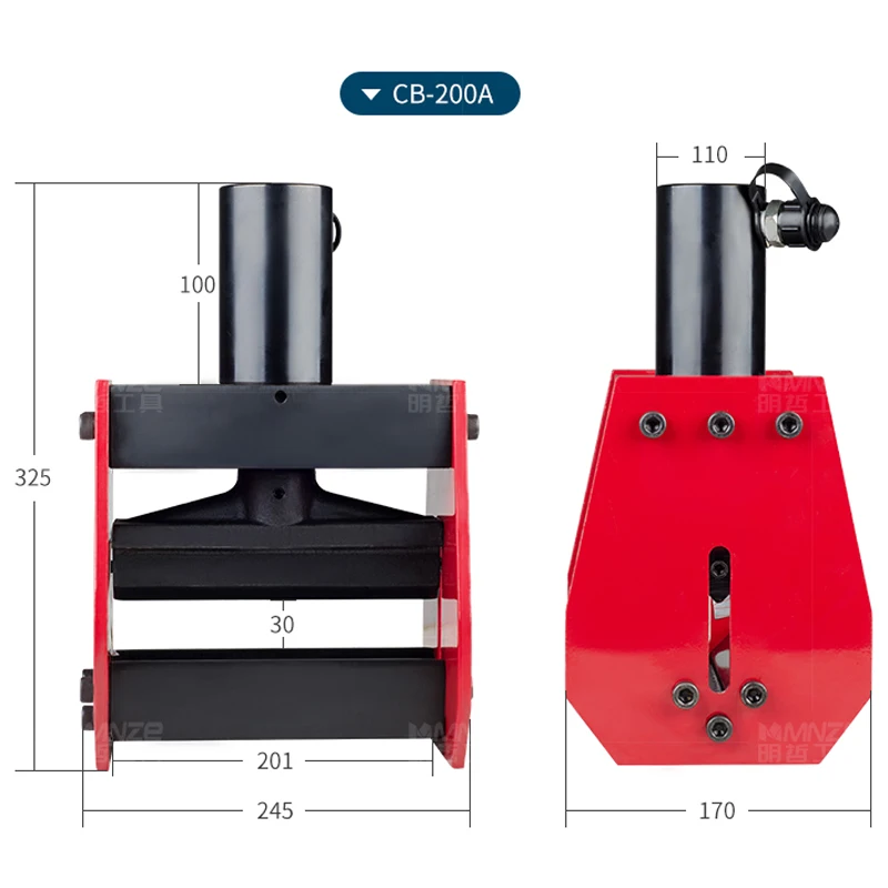 Electric Bending Machine CB-150D/200A Manual Hydraulic Bending  Copper Bending  Bus Bar Processing