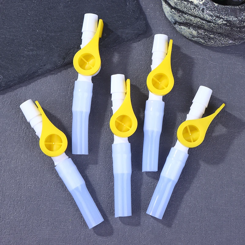 

1/2/5pcs Comfort Flow Catheter Valve Two Way Valve - Easy To Use Lever Faucet, Tubes Optimized For Comfort Of Urinatio