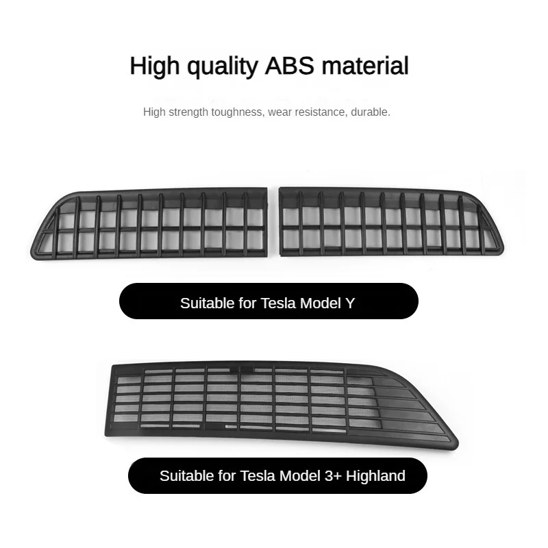 Air Intake Cabin Debris Filter For Tesla New Model 3+ Highland Model Y 2024 Insect-proof Mesh Net Air Inlet Protective Cover M3+