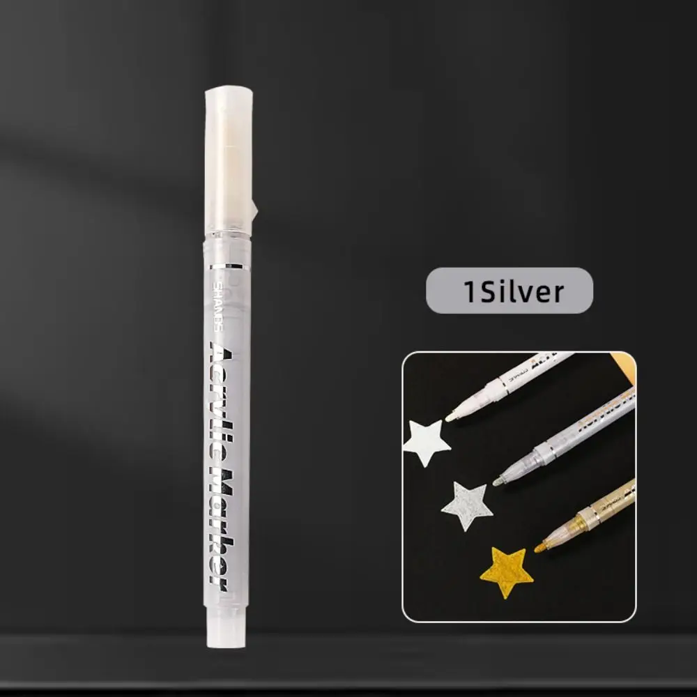 

Archival Ink Art Marker Fine Line Pens Hook Liner Pens High Gloss Pen Gel Pen 0.8MM White Painting Graffiti Pens Artists