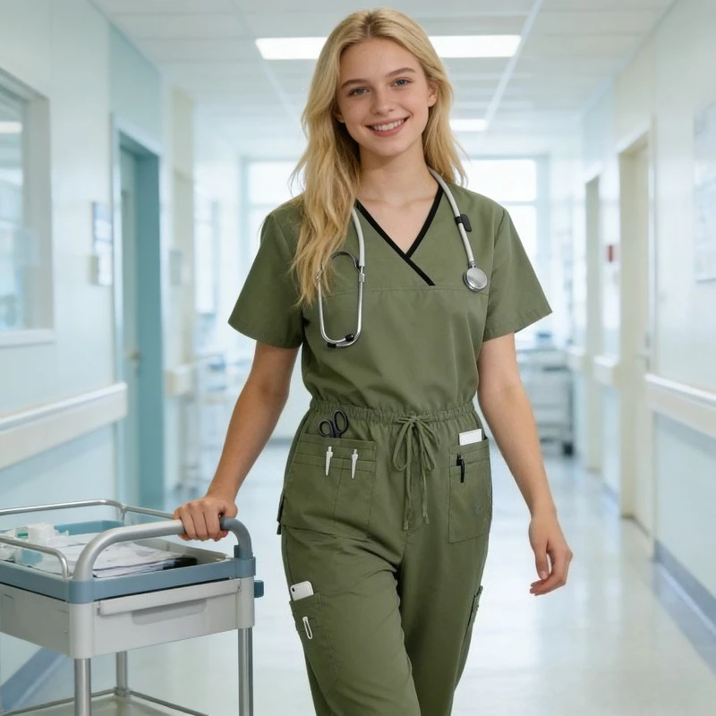 Operating Room Quick Dry Cleaning Hand Clothes, Neutral Brush Hand Clothes, Summer Breathable Medical Staff Work Clothes