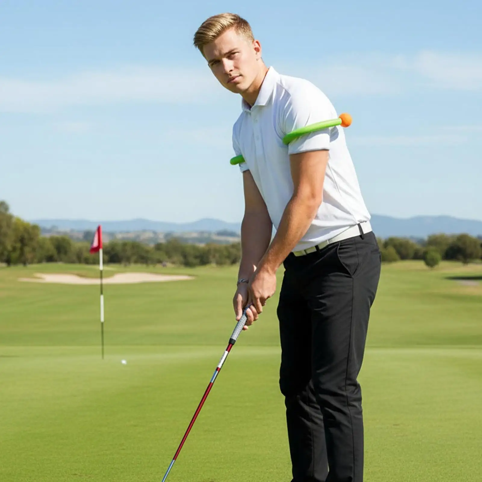 مدرب جولف سوينغ محمول احترافي قابل للطي مدرب جولف سوينغ وضع نادي لرياضي الجولف البالغين والمراهقين في الأماكن المغلقة والخارجية