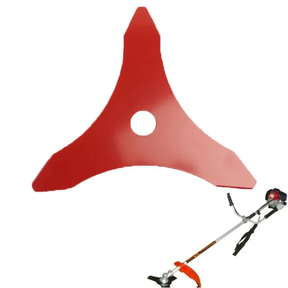 

3 Tooth Design Brush Cutter Cutting Plate Straight Shaft Grass Cutter Manganese Steel Lawn Mower Cutter Garden Tools