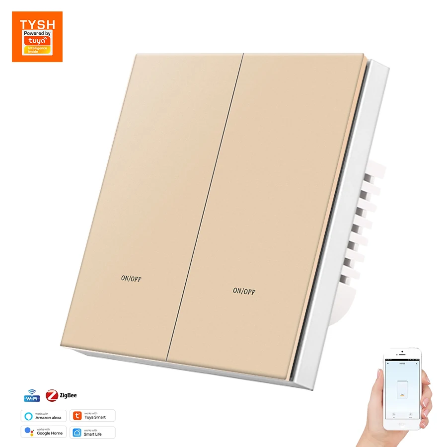 STLF المنزل الذكي 16A دليل التحكم الصوتي أليكسا جوجل 1 2 3 4 6 عصابة الطاقة تويا App دفع زر واي فاي التبديل زيجبي مفتاح ذكي