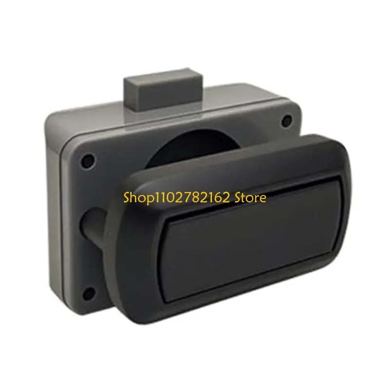 

547B Push Lock Easy Install Keyless Drawer Lock Plastic & Metal Push Button Latches Simple Installation for Home Drawers