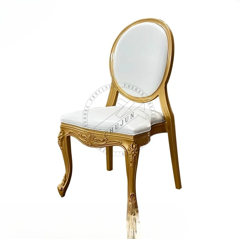 

Hotel Banquet Restaurant Restaurant Furniture Resin Louis Dining Chair Wholesale Modern Simple