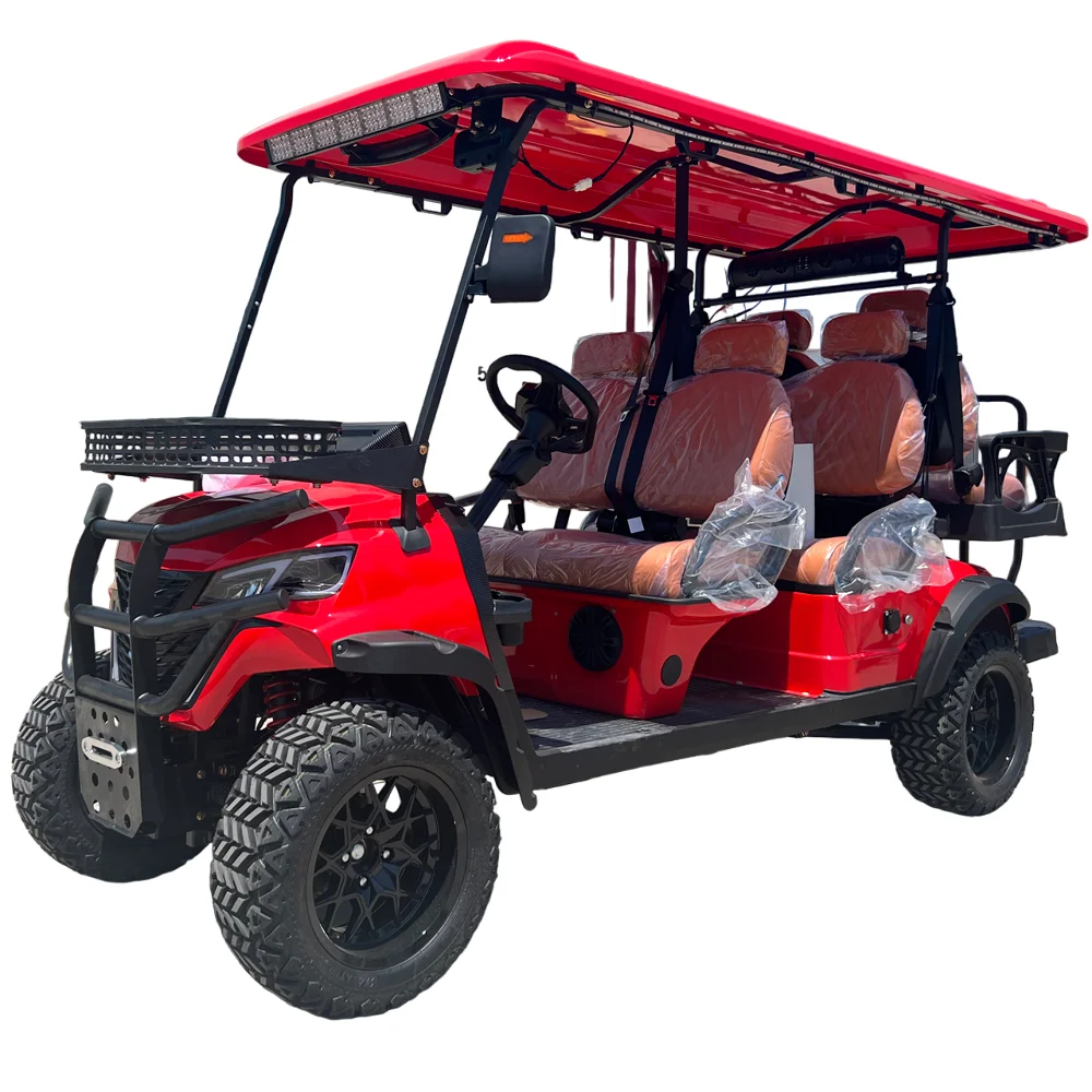 New Design 2 4 6 Seater 48V 60V 72V Mini Cargo Electric Utv Lifted Utility Car Golf 5000W/7000W Buggy Lifted Electric Golf Cart